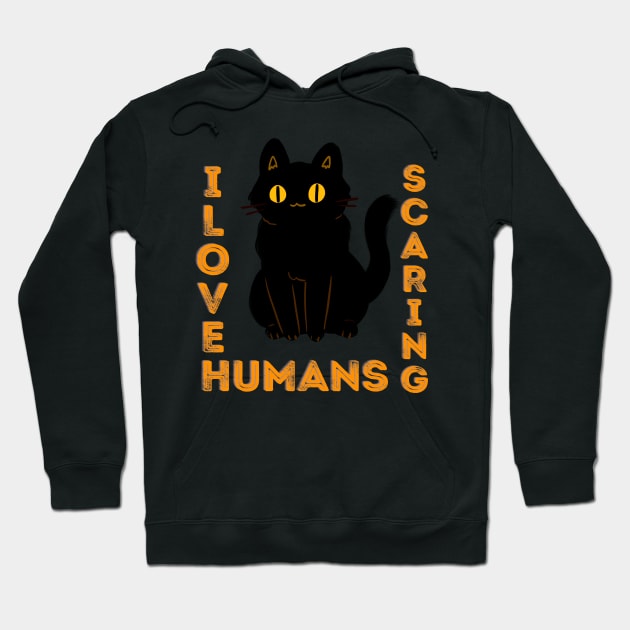 I Love Scaring Humans Hoodie by NICHE&NICHE